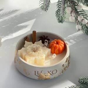 Соєва ароматична свічка «Святкова композиція»  LU&KO